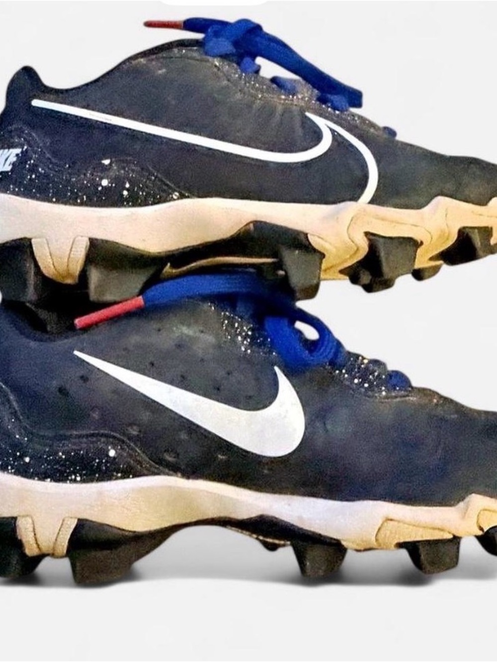Nike Youth Black and White Cleats